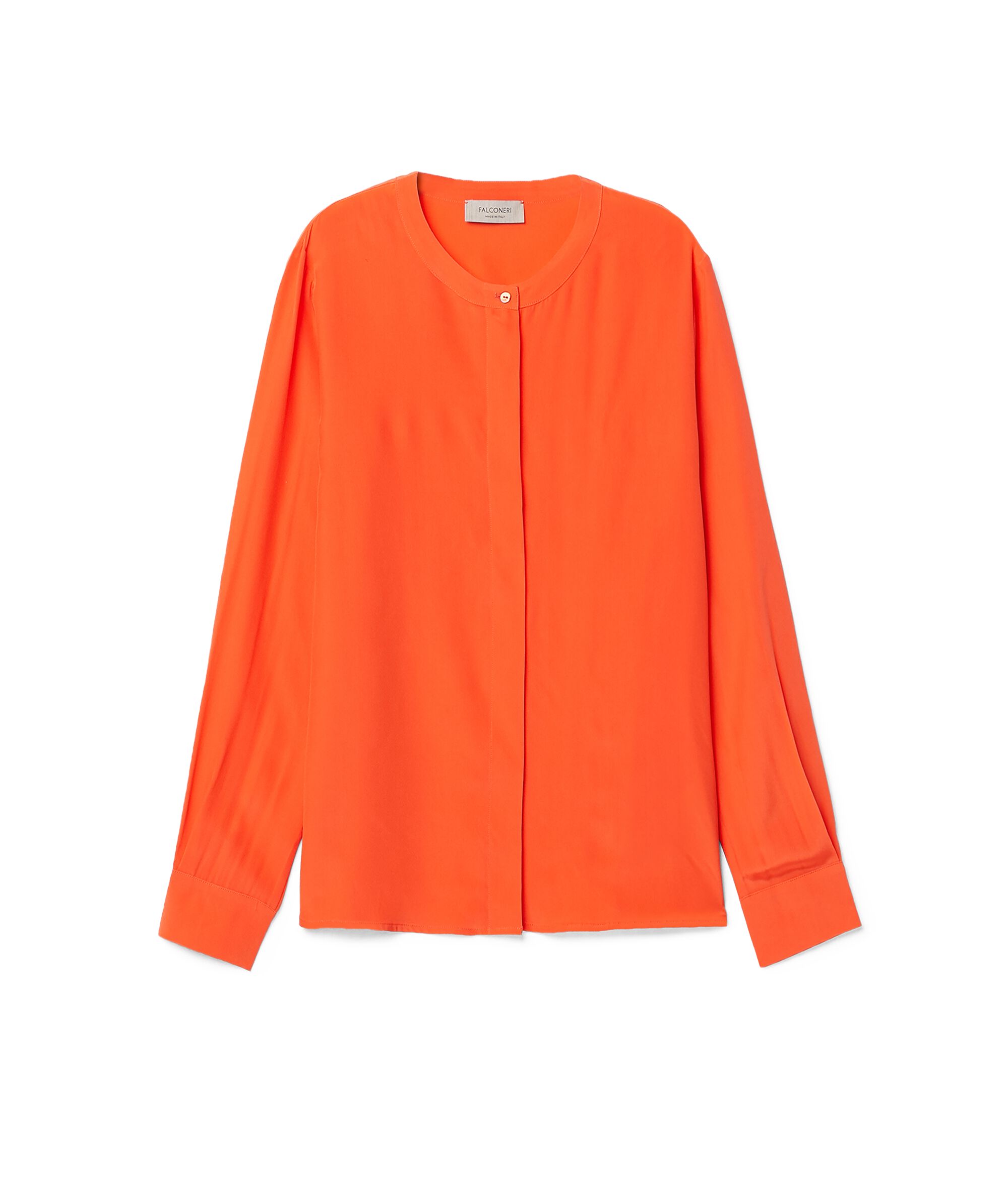 Camicia Girocollo in Seta