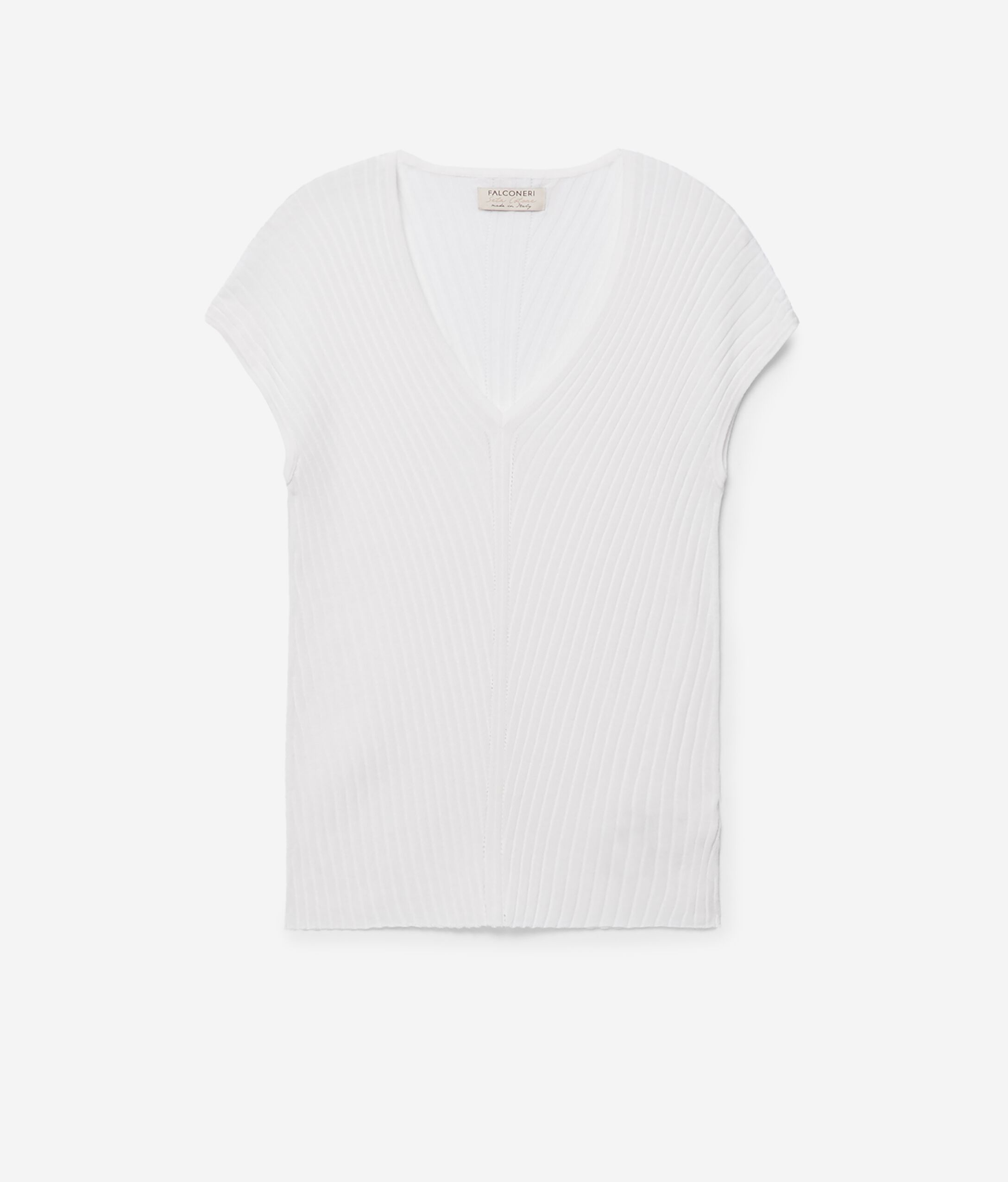 Maglia Costina Seta Cotone