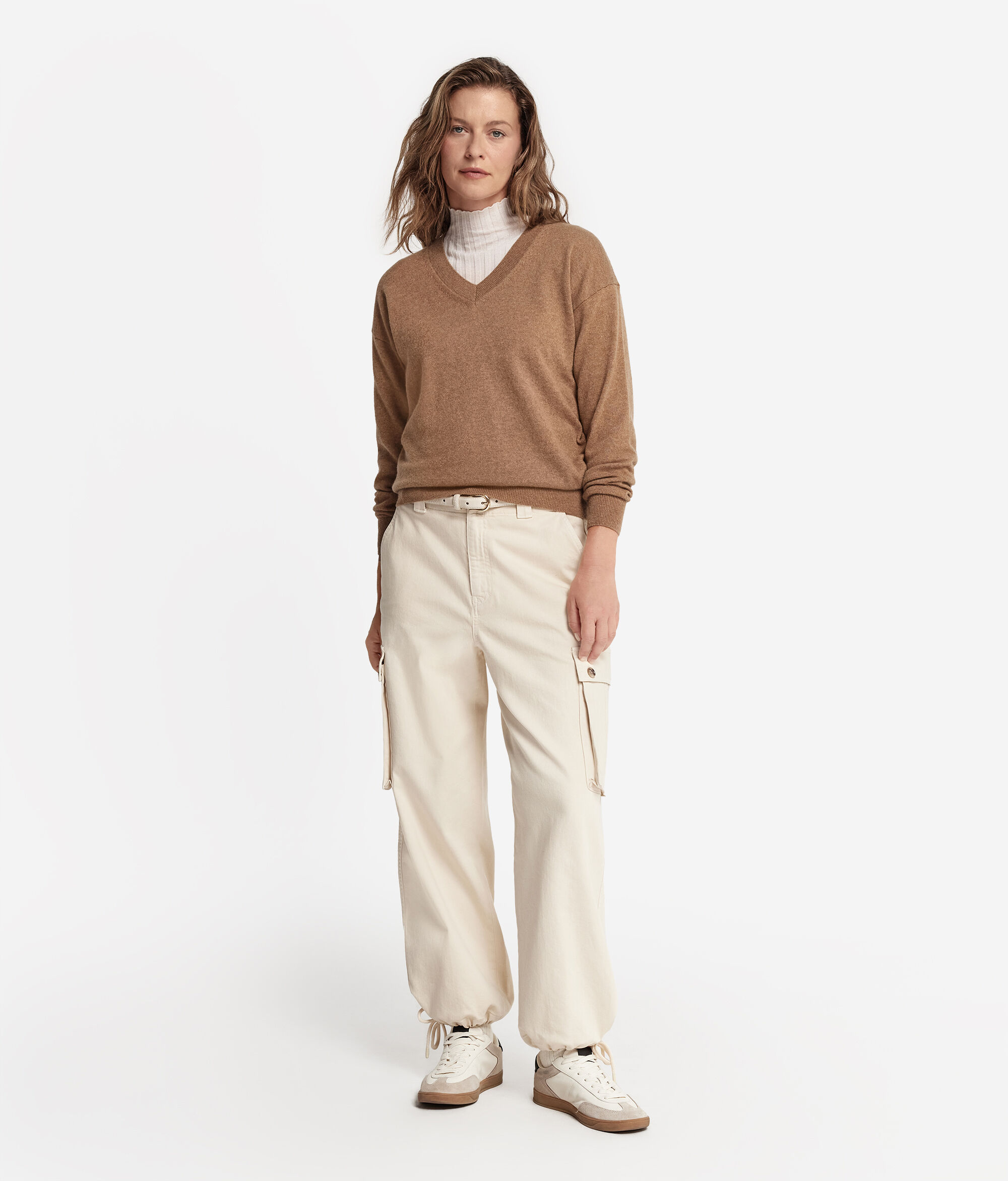 Maglia con Scollo a V in Cashmere Ultrasoft