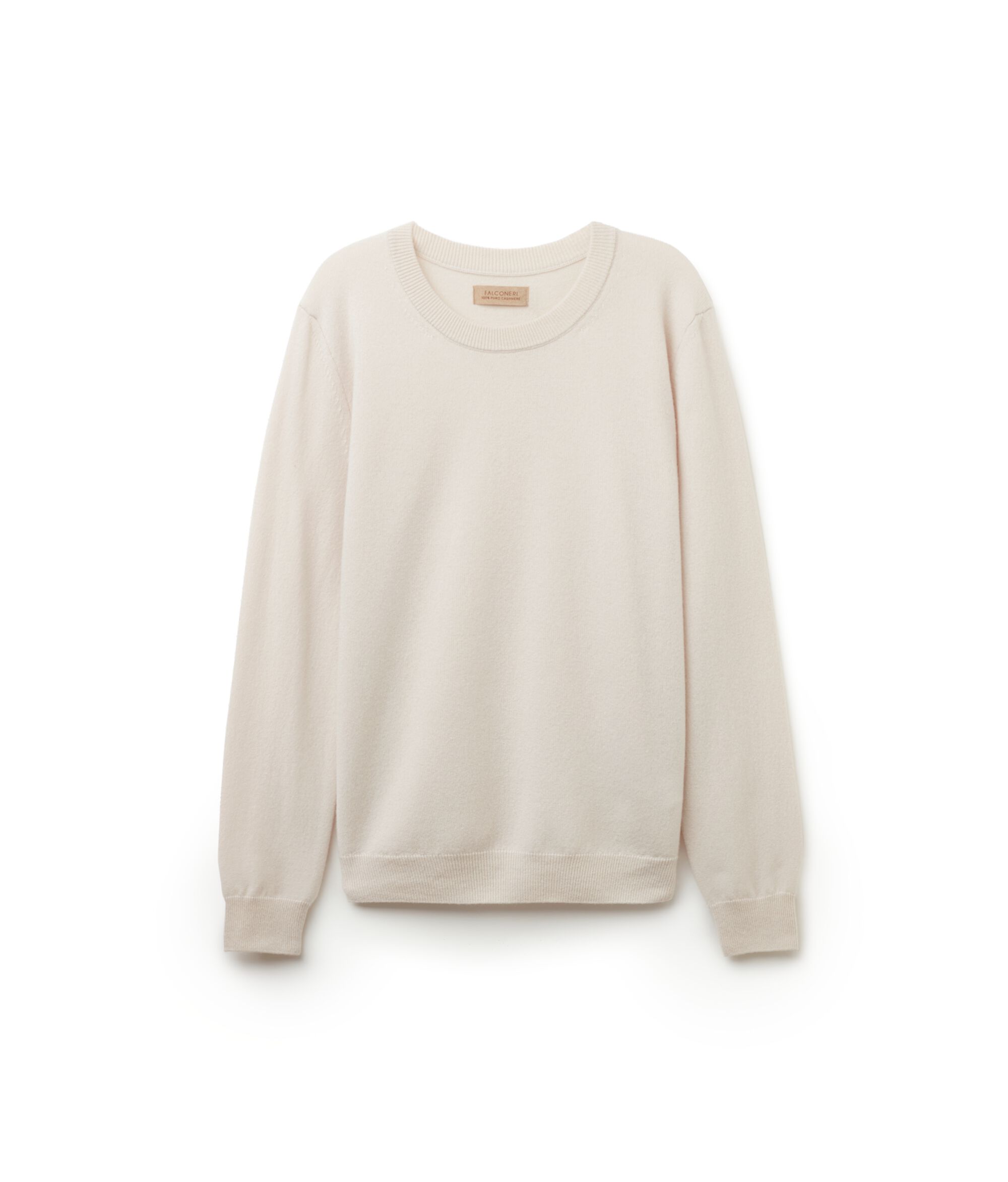 Maglia Girocollo a Maniche lunghe in Cashmere Ultrasoft