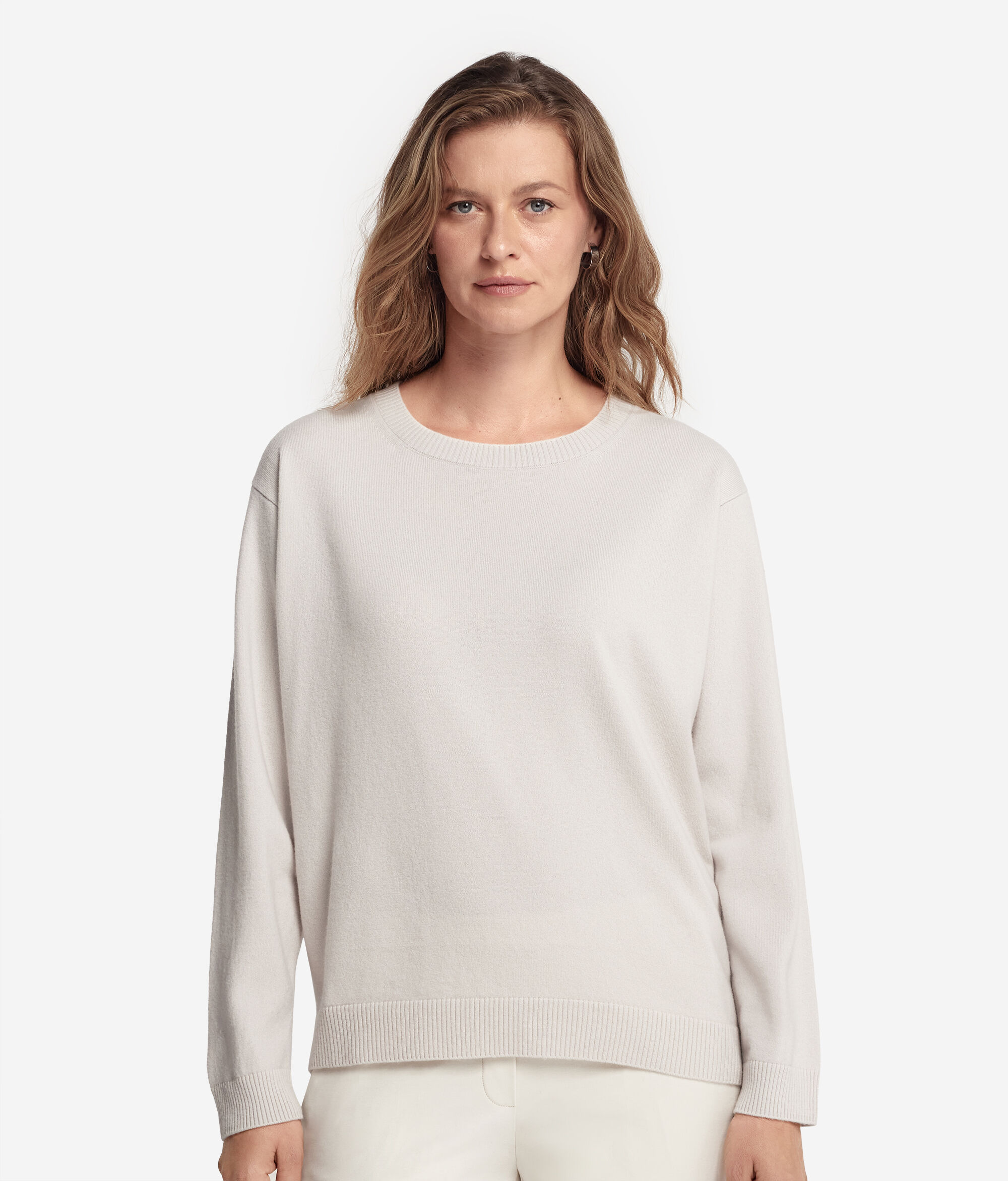 Sweter z dekoltem w łódkę z kaszmiru Ultrasoft
