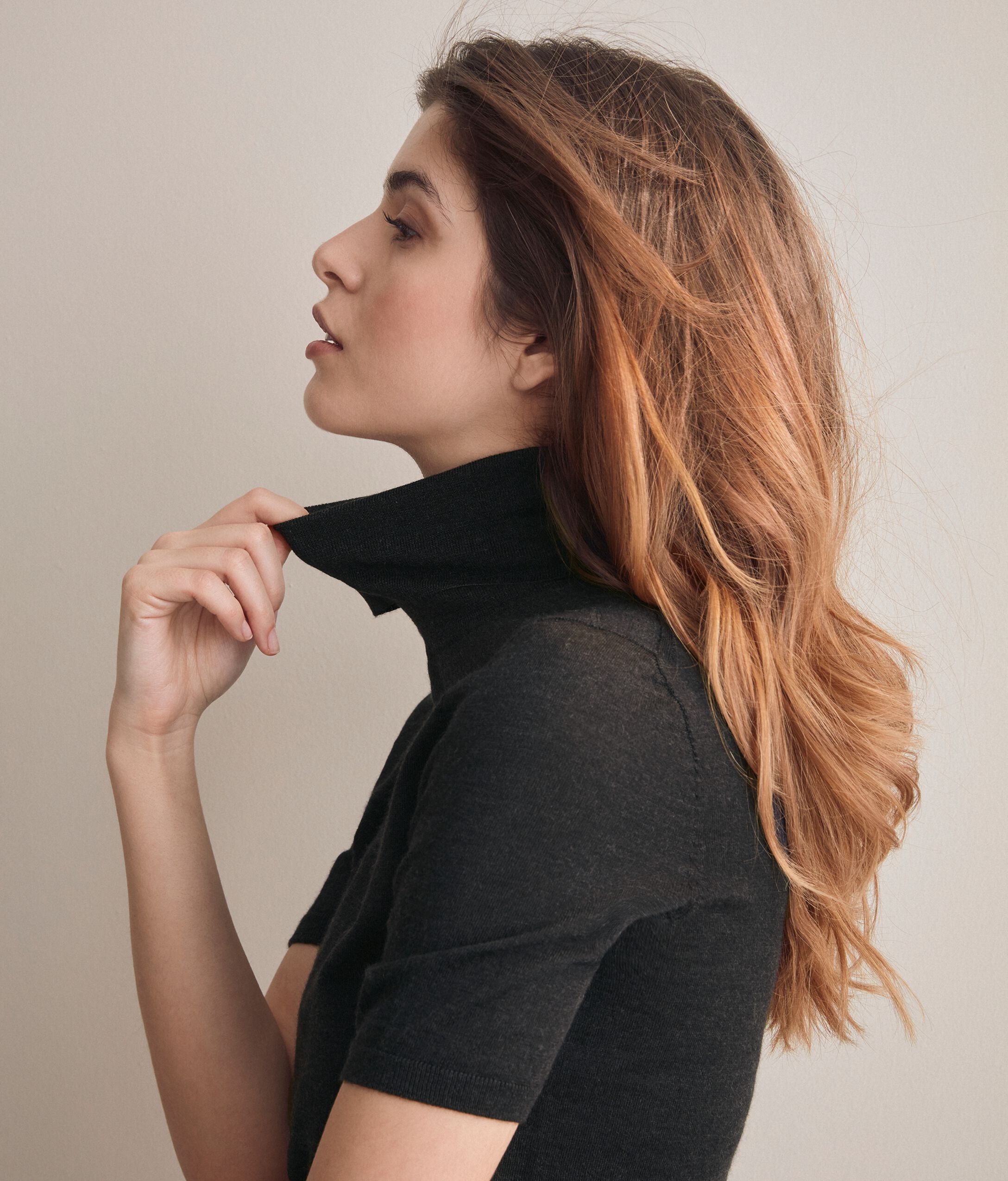 Ultrafine Cashmere Polo Neck