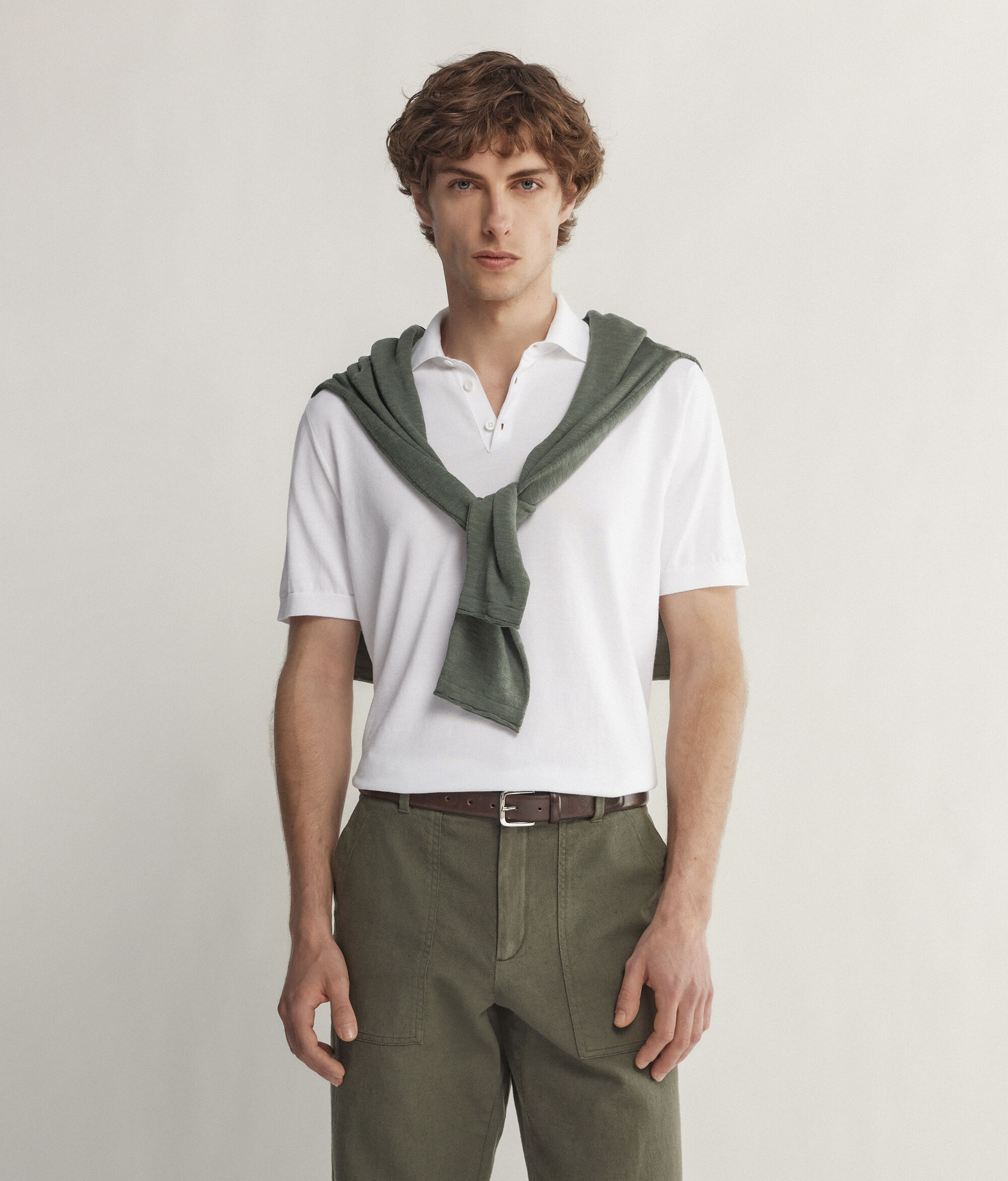 Polo a Maniche Corte in Cotone Fresh