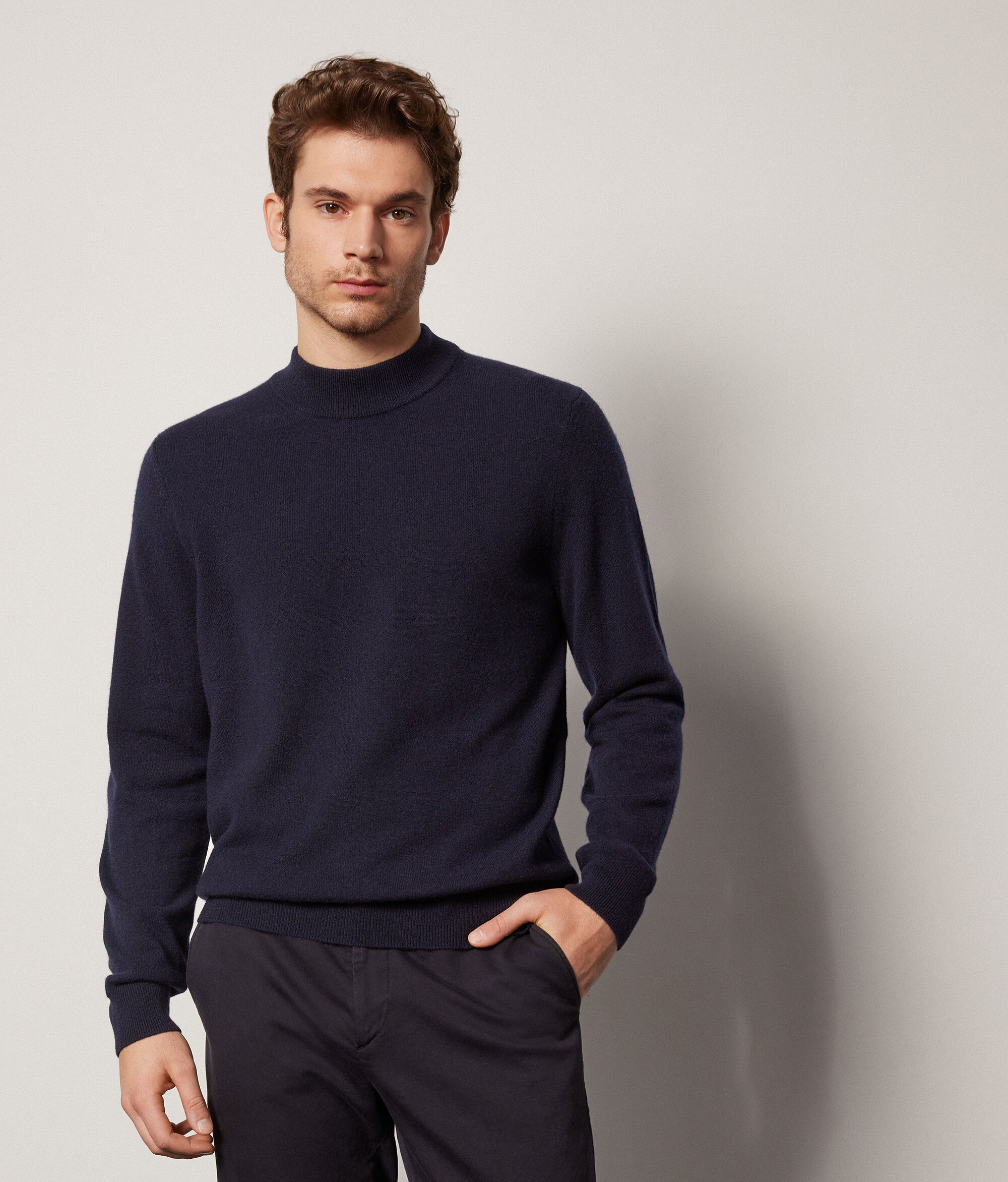Maglia Lupetto in Cashmere Ultrasoft