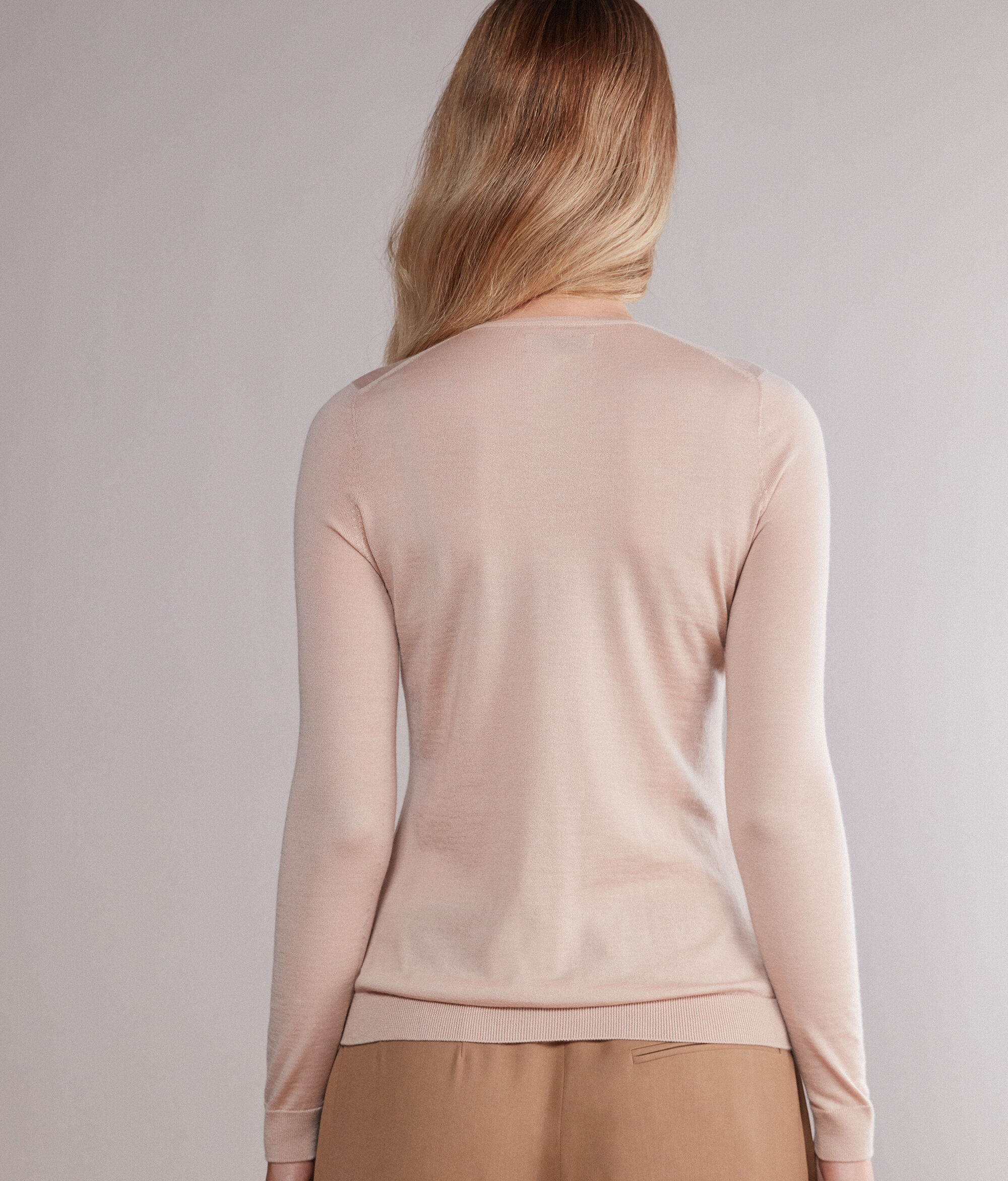 Round-Neck Ultrafine Cashmere Jumper