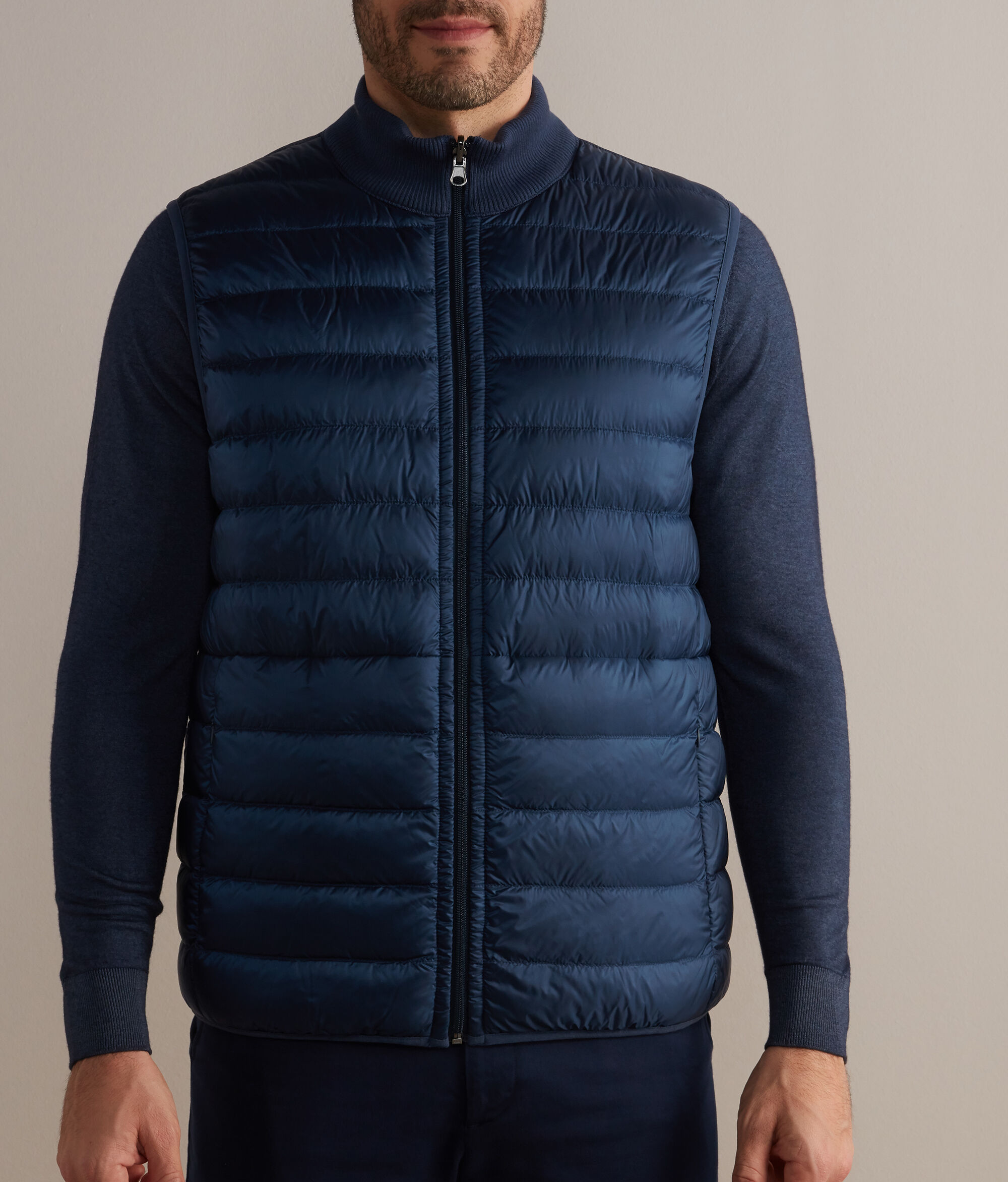 Reversible Cashmere Down Gilet