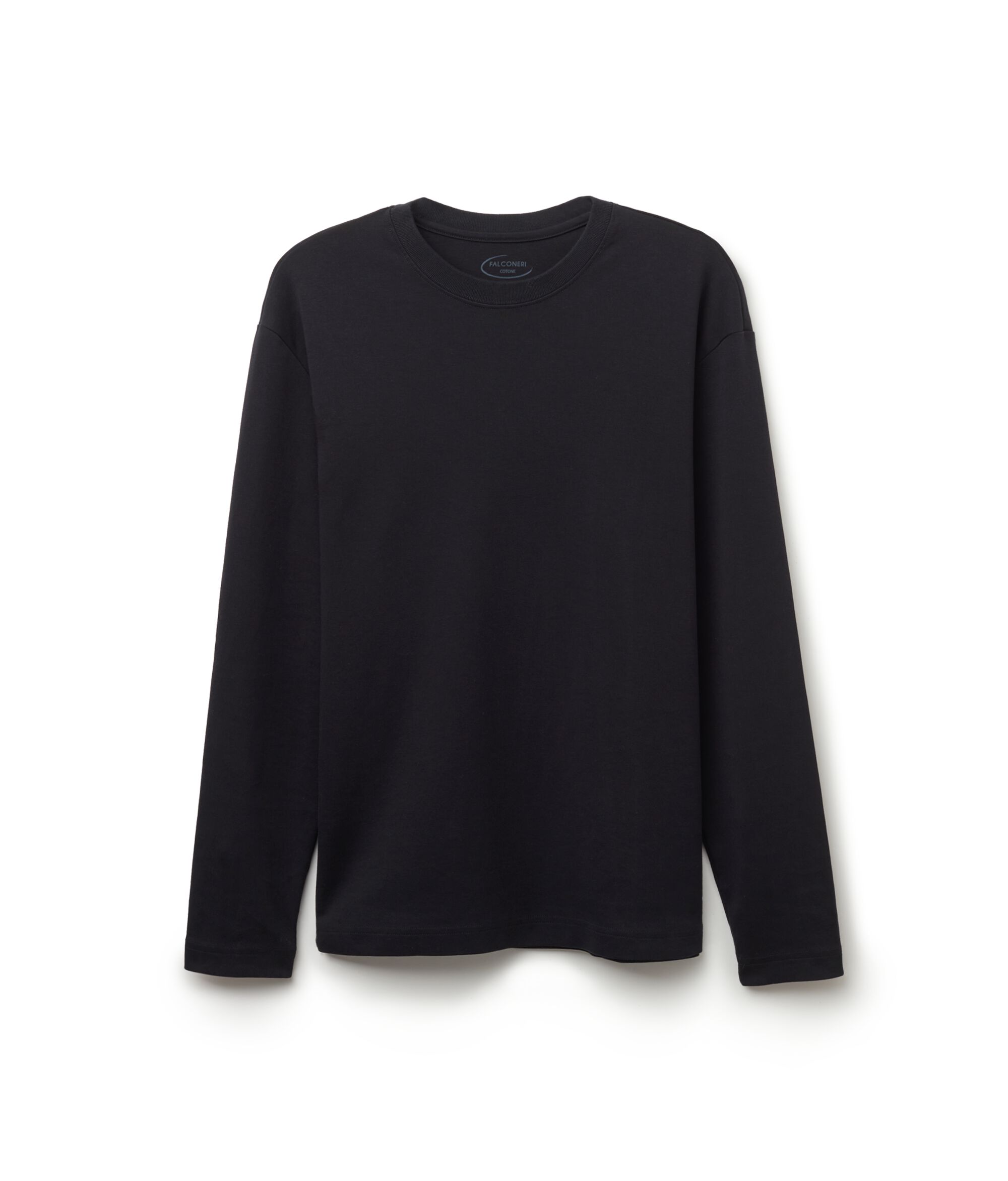 Maglia Girocollo in Jersey di Cotone