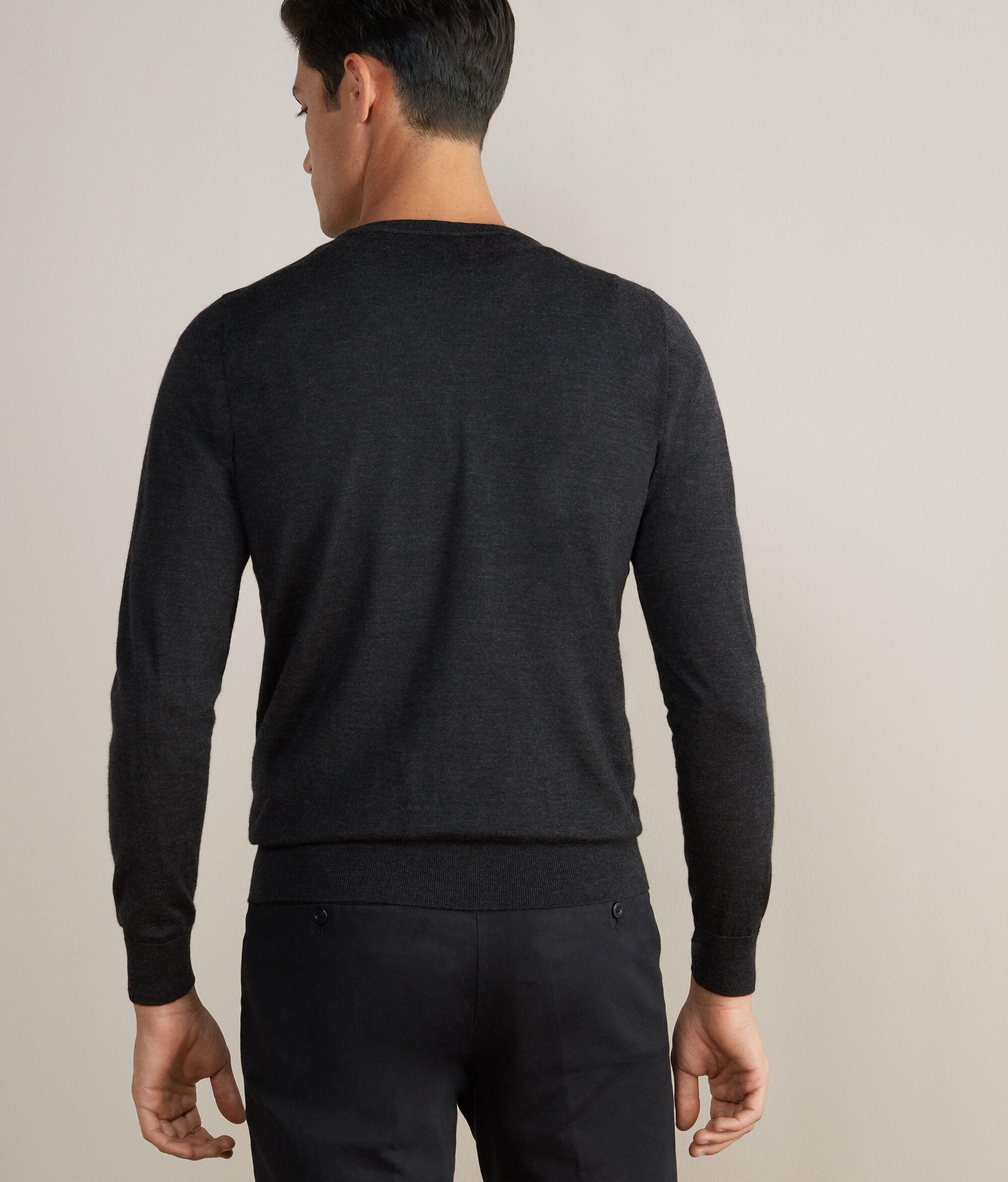 Round-Neck Ultrafine Cashmere Jumper