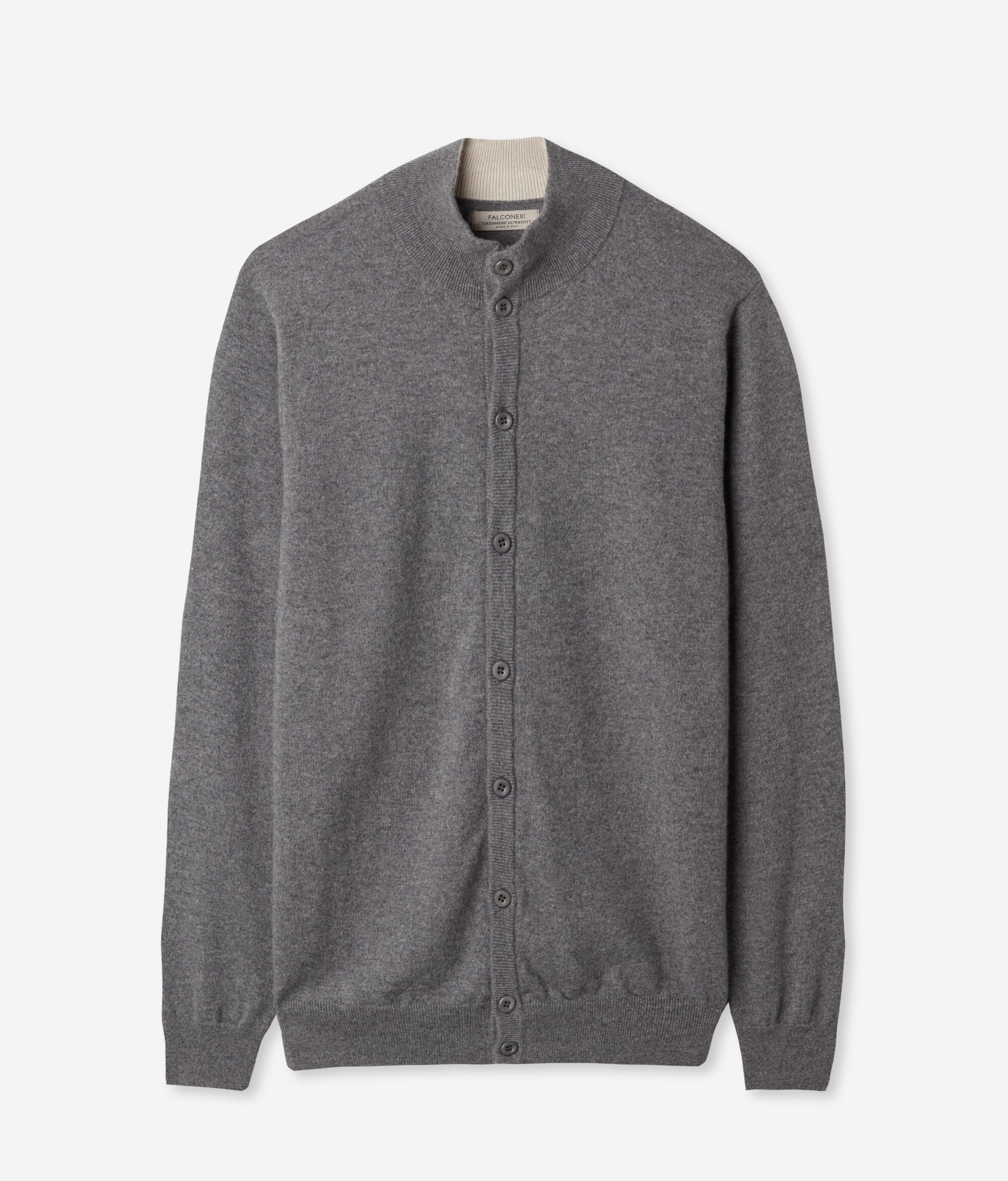 Cardigan em Ultrasoft Cashmere com Botões