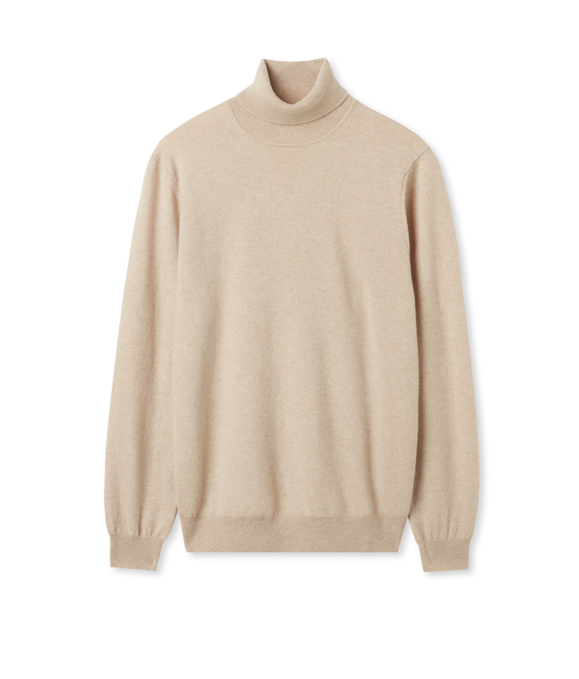 Jersey de cuello vuelto de cashmere ultrasoft
