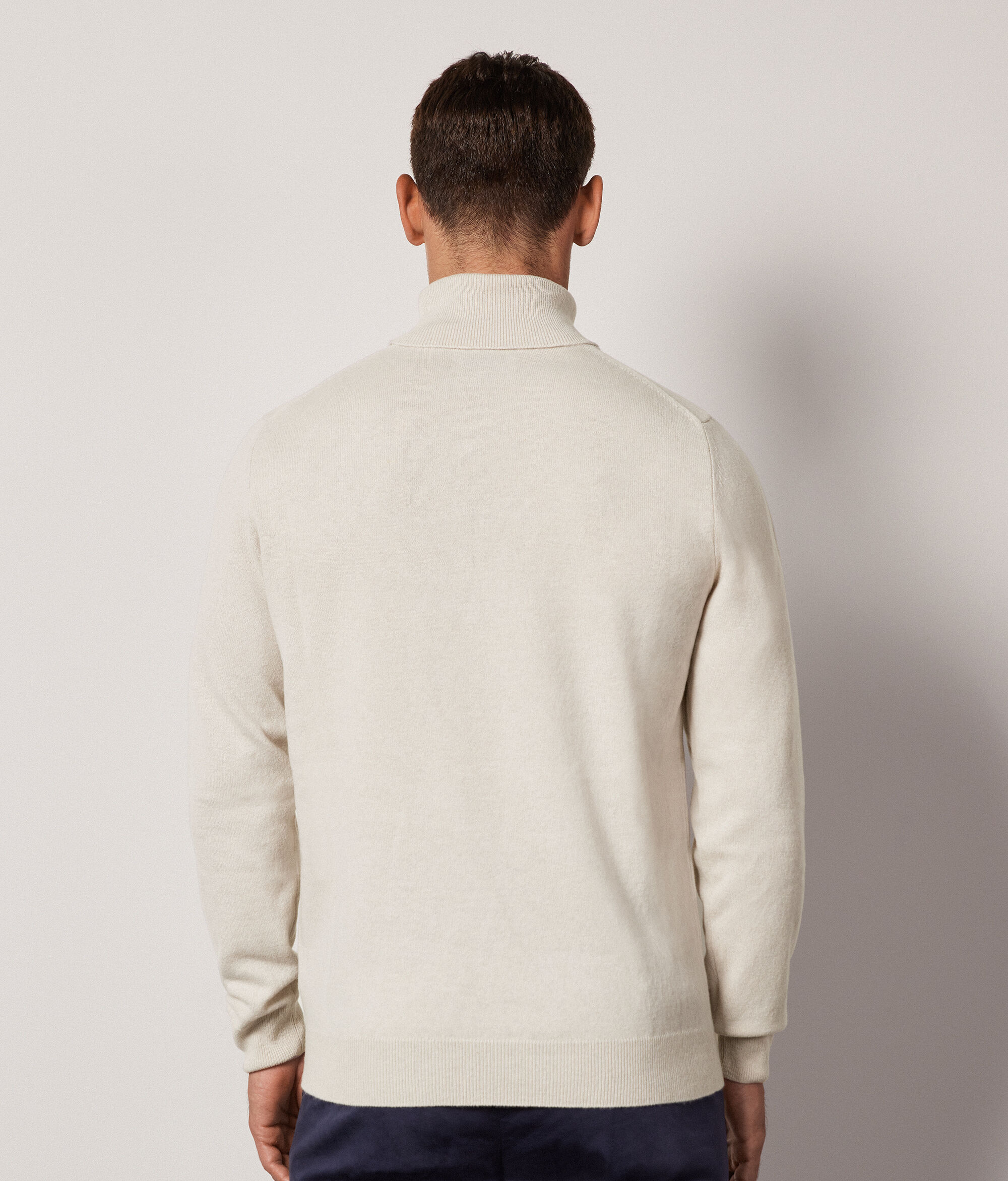 Pull à col roulé en cachemire ultra-doux