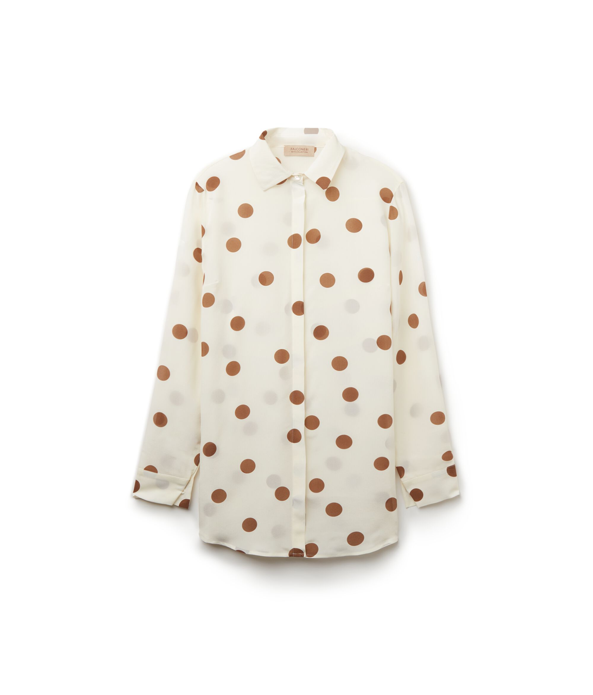 Camicia Lunga Seta Stampata