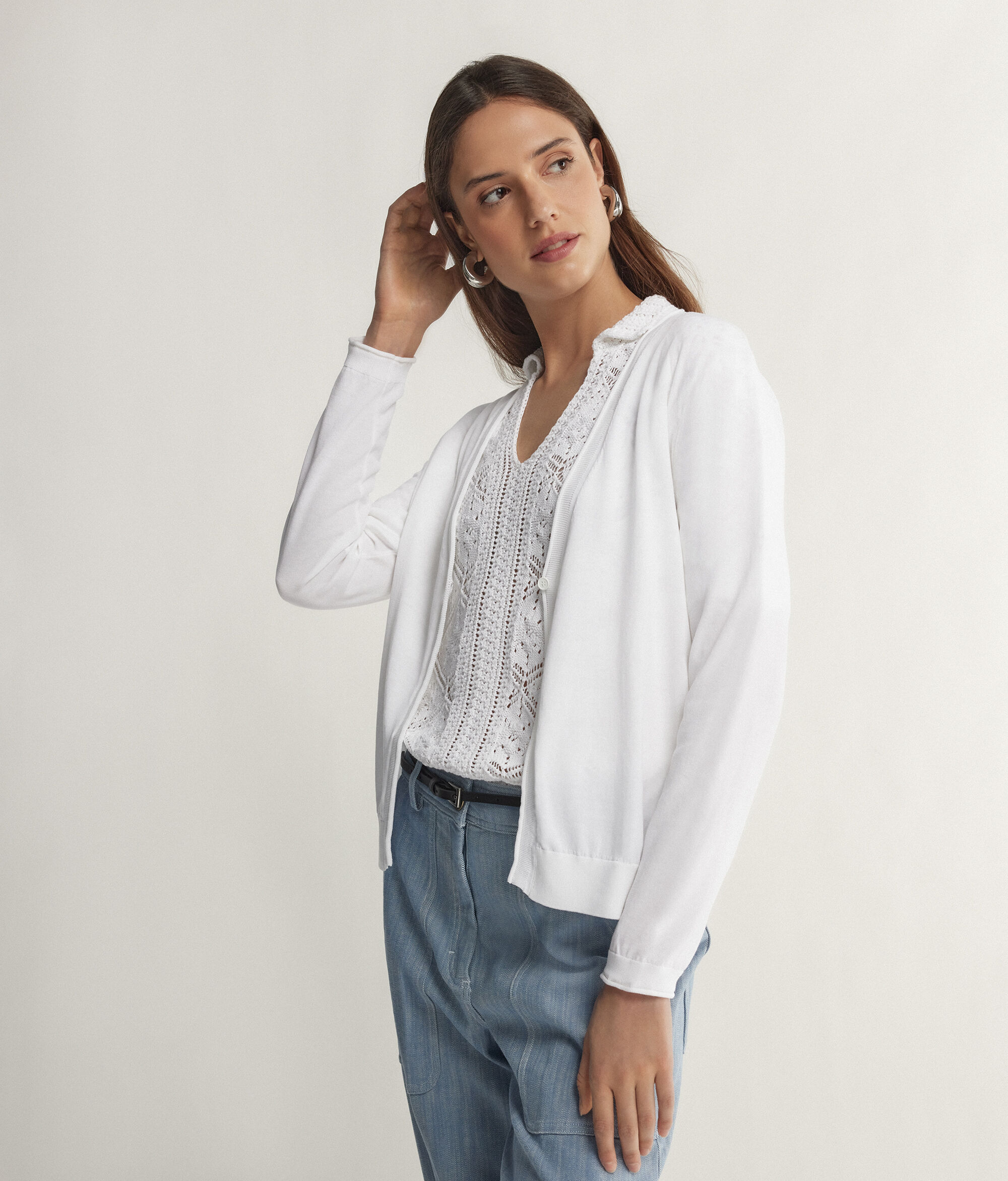 Long-Sleeved Cardigan