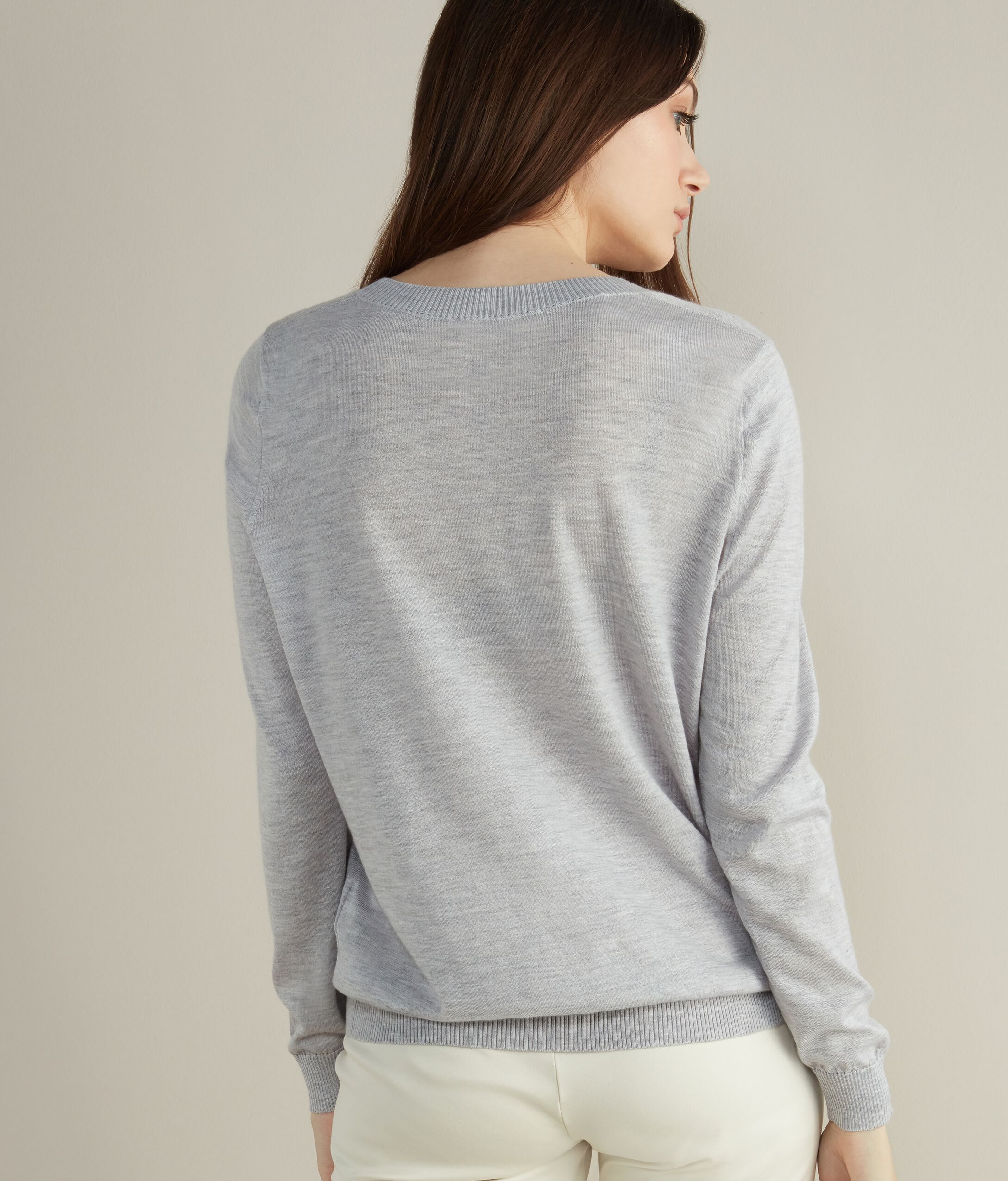 Maglia Girocollo in Cashmere Ultrafine
